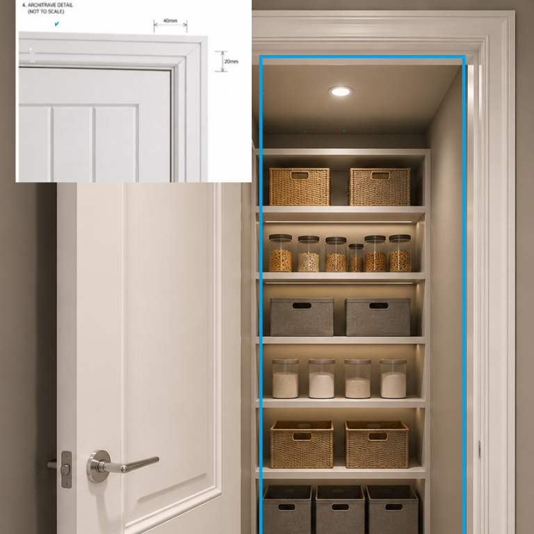 Walk-in Pantry add some dimensions etc.